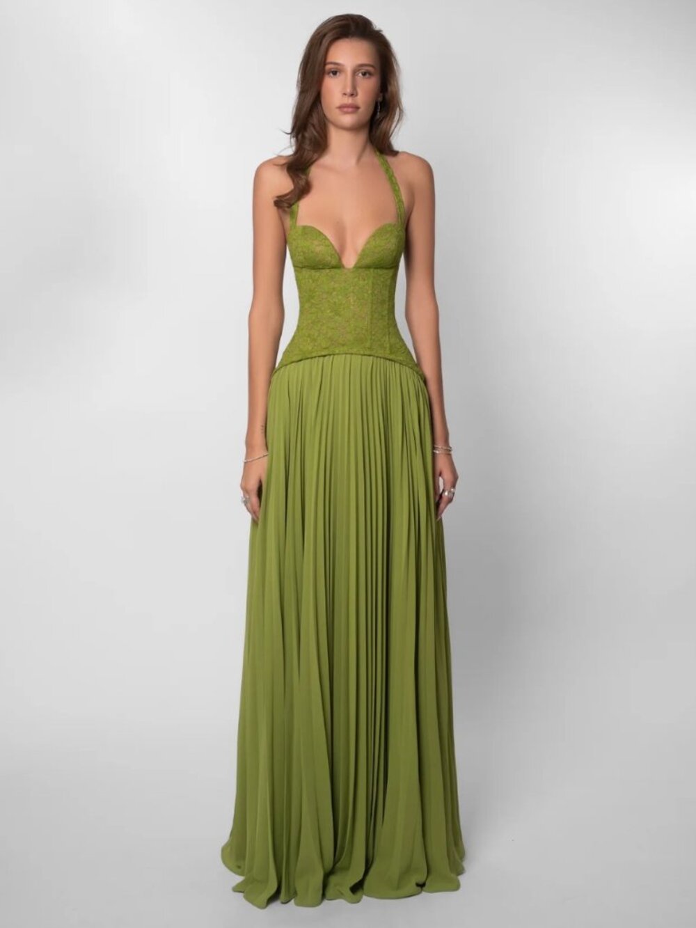FENITY Size S Green Women Dress